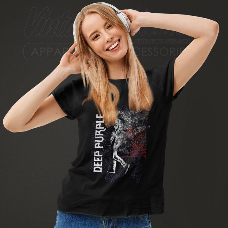 Deep Purple Spaceman Women T Shirt Deep Purple Spaceman Women T Shirt