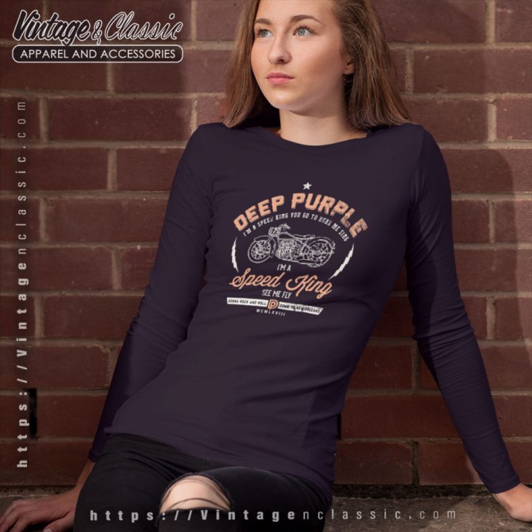 Deep Purple Speed King Long Sleeve Tee Deep Purple Speed King Long Sleeve Tee