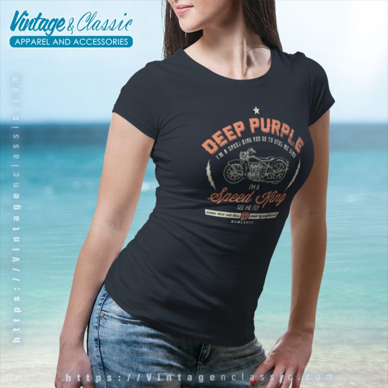 Deep Purple Speed King Women T Shirt Deep Purple Speed King Women T Shirt