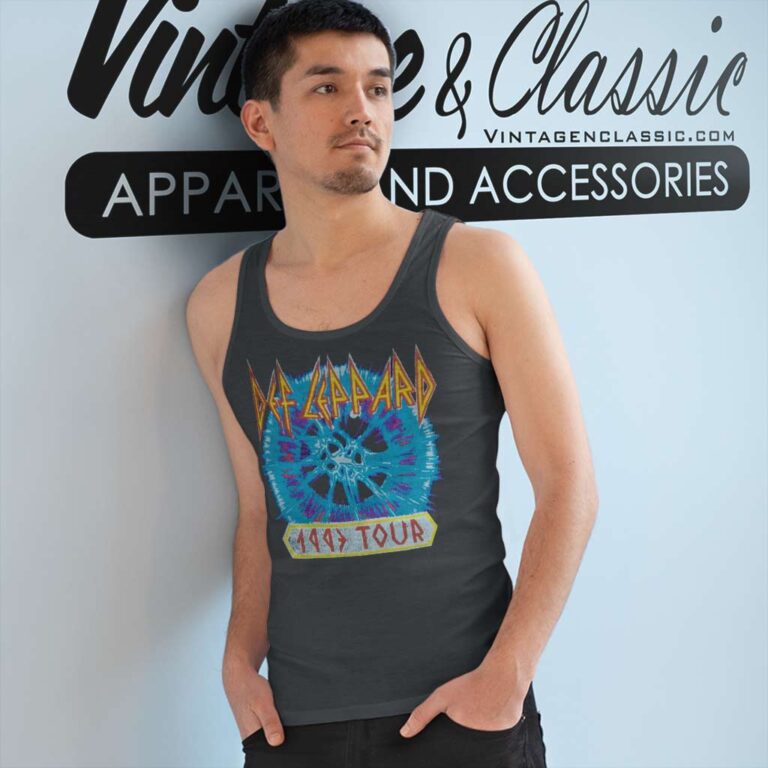 Def Leppard 1997 Tour Tank Top Racerback Def Leppard 1997 Tour Tank Top Racerback