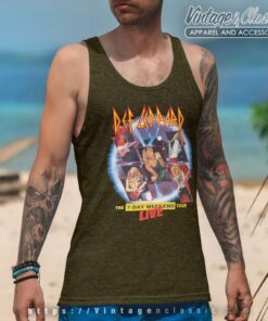 Def Leppard 7 Day Weekend Tour Tank Top Racerback