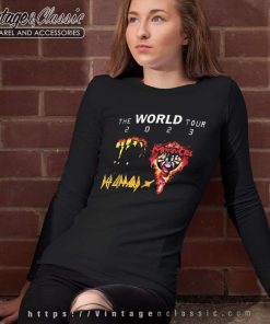 Def Leppard And Motley Crue Shirt The World Tour 2023 Long Sleeve Tee