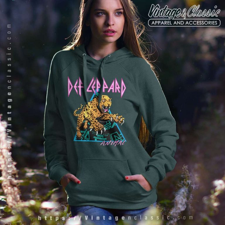 Def Leppard Animal Hoodie Def Leppard Animal Hoodie