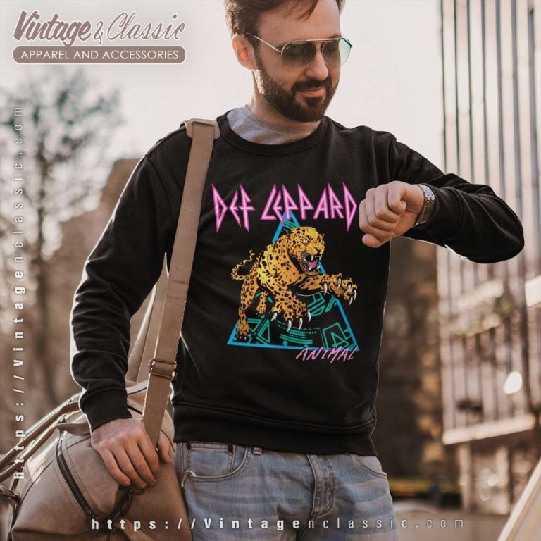 Def Leppard Animal Sweatshirt Def Leppard Animal Sweatshirt