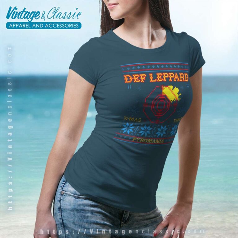 Def Leppard Christmas Women TShirt Def Leppard Christmas Women TShirt