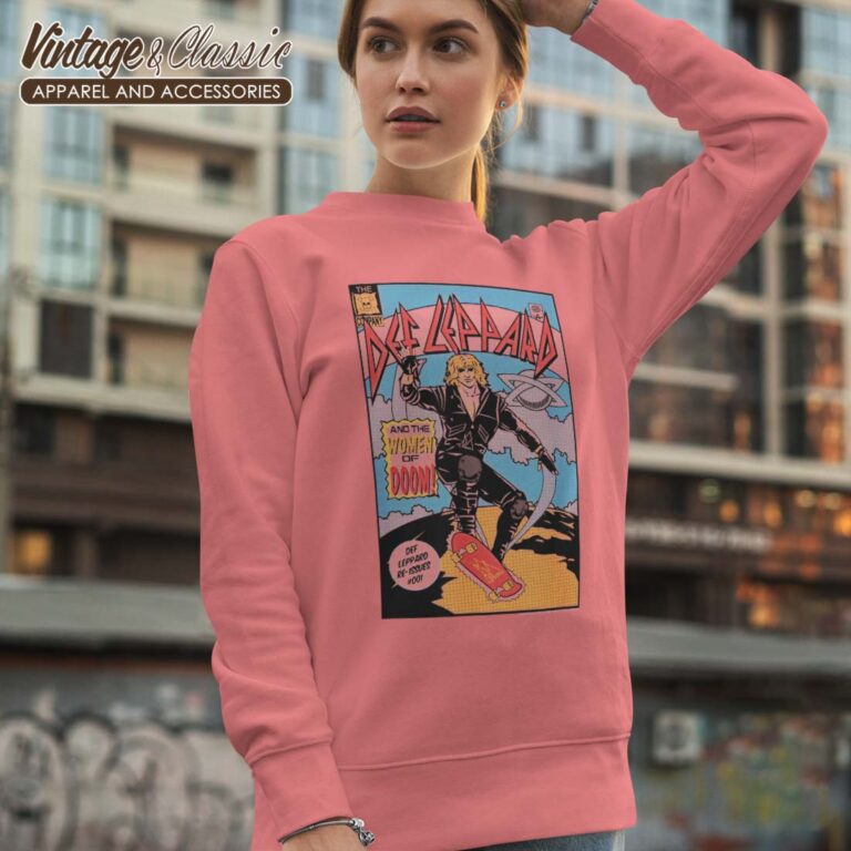 Def Leppard Comic Sweatshirt Def Leppard Comic Sweatshirt