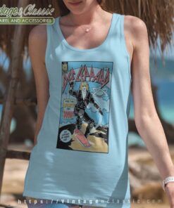 Def Leppard Comic Tanktop