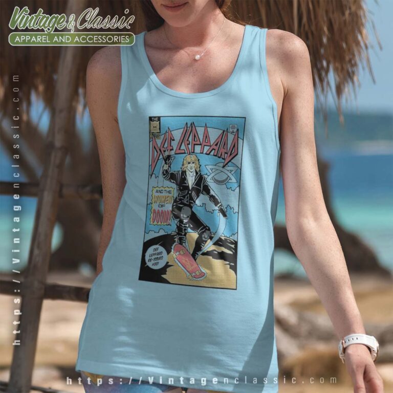 Def Leppard Comic Tanktop Def Leppard Comic Tanktop