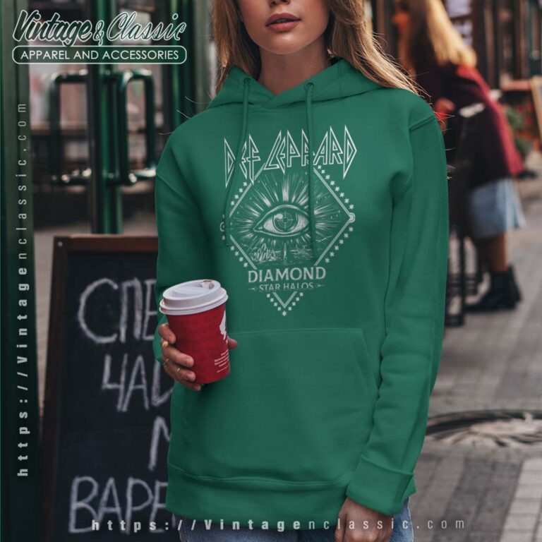 Def Leppard Diamond Hoodie Def Leppard Diamond Hoodie