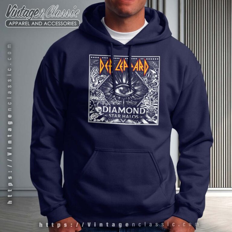 Def Leppard Diamond Star Halos Hoodie Def Leppard Diamond Star Halos Hoodie