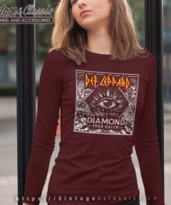 Def Leppard Diamond Star Halos Longsleeves