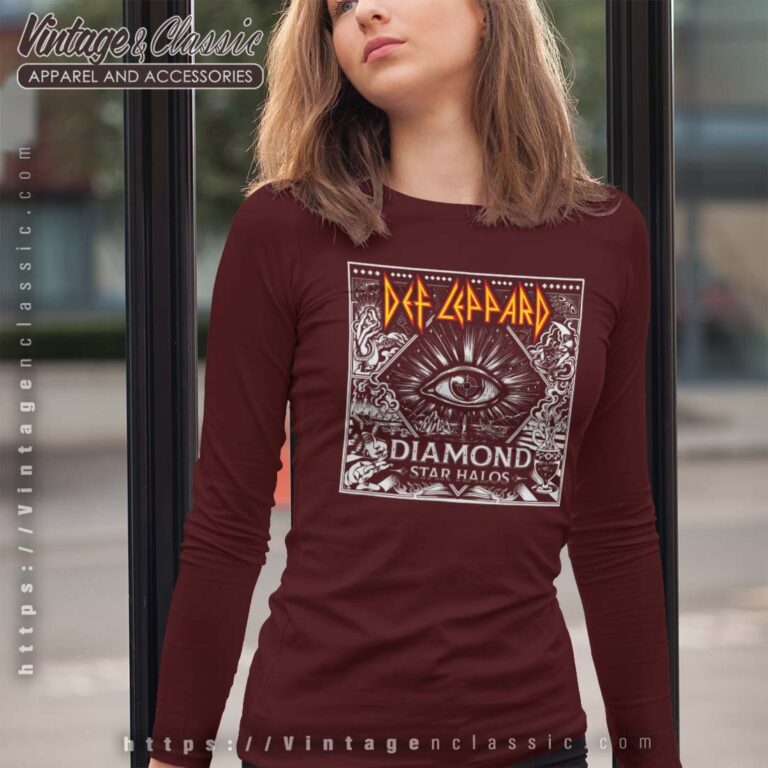 Def Leppard Diamond Star Halos Longsleeves Def Leppard Diamond Star Halos Longsleeves