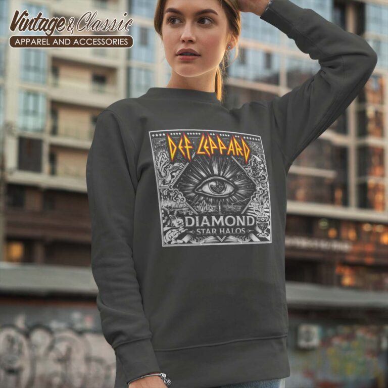 Def Leppard Diamond Star Halos Sweatshirt Def Leppard Diamond Star Halos Sweatshirt