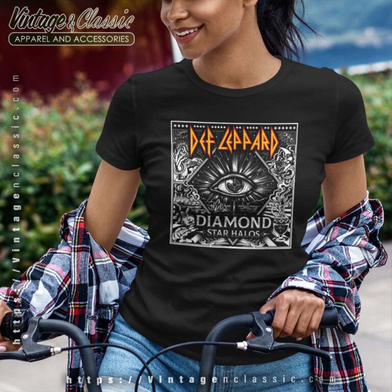 Def Leppard Diamond Star Halos Tshirt Def Leppard Diamond Star Halos Tshirt