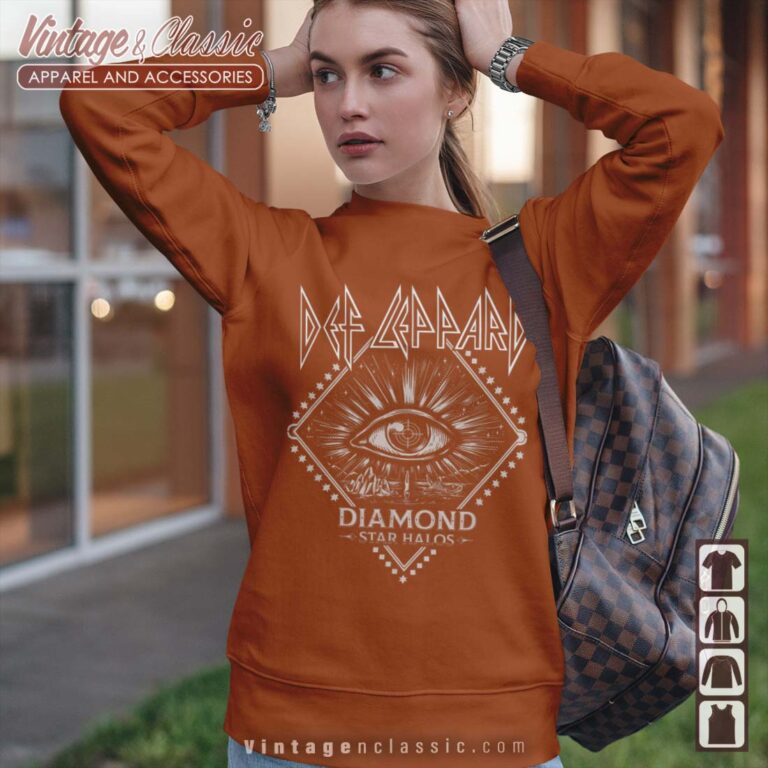 Def Leppard Diamond Sweatshirt Def Leppard Diamond Sweatshirt