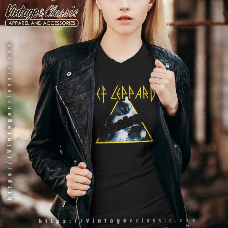 Def Leppard Hysterical Vneck Def Leppard Hysterical Vneck
