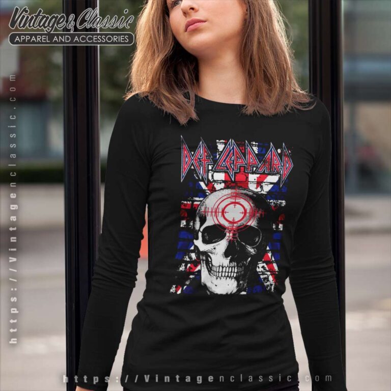 Def Leppard Jack Skull Long Sleeve Tee Def Leppard Jack Skull Long Sleeve Tee