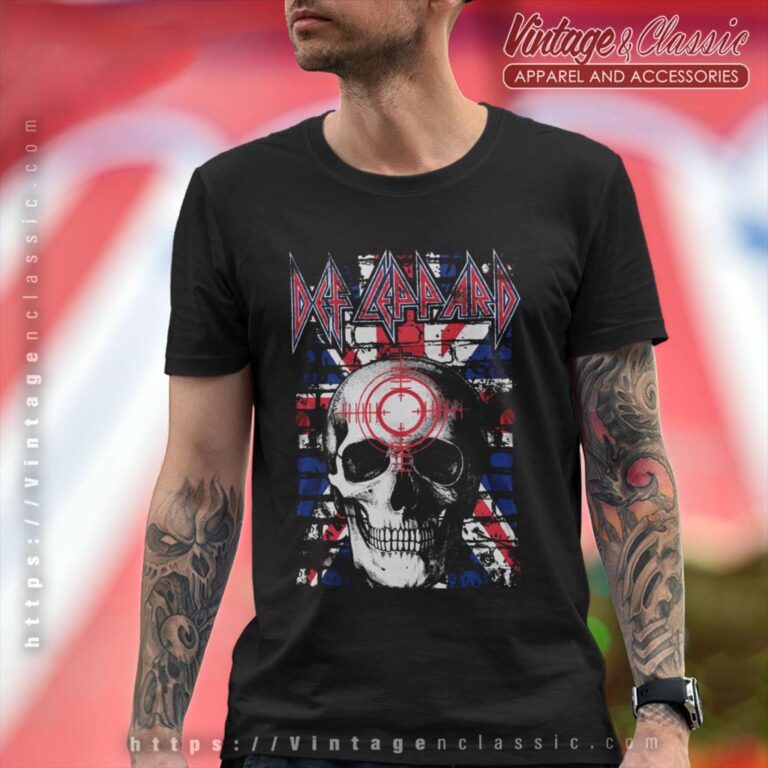 Def Leppard Jack Skull T Shirt Def Leppard Jack Skull T Shirt