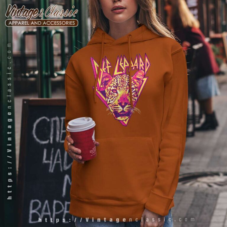 Def Leppard Leopard Hoodie Def Leppard Leopard Hoodie