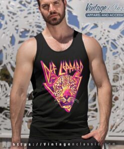 Def Leppard Leopard Tank Top Racerback