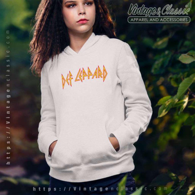 Def Leppard Logo Hoodie Def Leppard Logo Hoodie