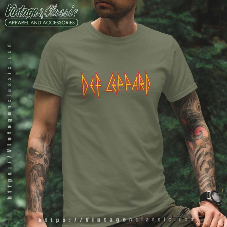 Def Leppard Logo T Shirt Def Leppard Logo T Shirt