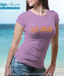 Def Leppard Logo Women TShirt