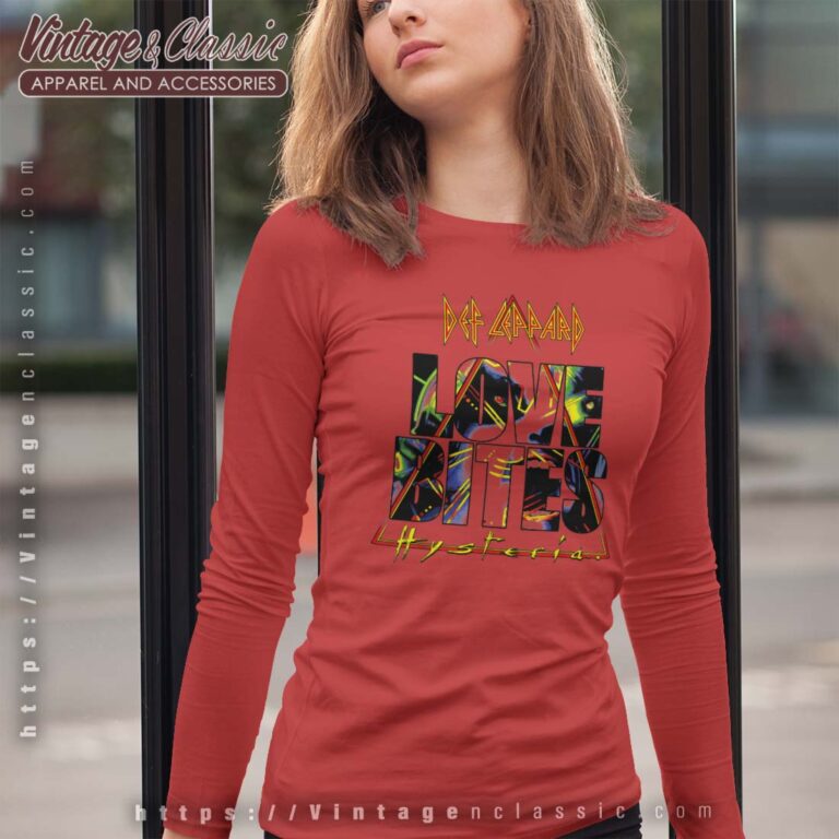 Def Leppard Love Bites Hysteria Longsleeves Def Leppard Love Bites Hysteria Longsleeves