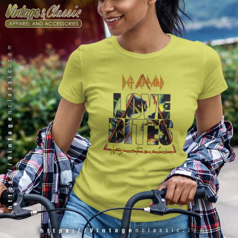 Def Leppard Love Bites Hysteria Shirt Def Leppard Love Bites Hysteria Shirt
