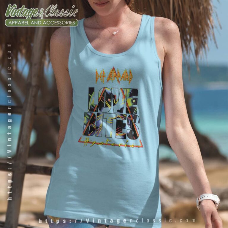 Def Leppard Love Bites Hysteria Tanktop Def Leppard Love Bites Hysteria Tanktop