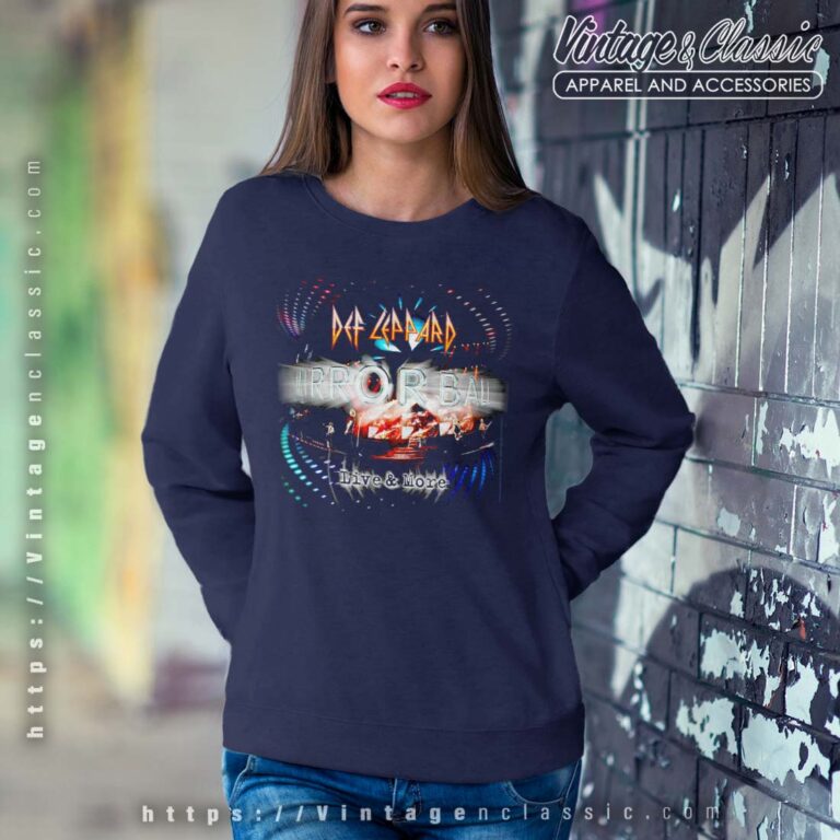 Def Leppard Mirror Ball Album Sweatshirt Def Leppard Mirror Ball Album Sweatshirt