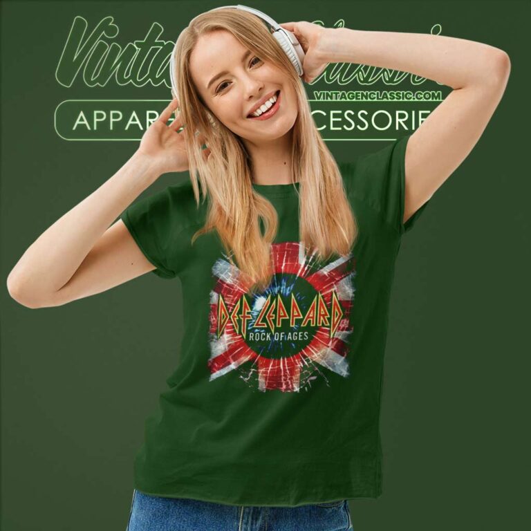 Def Leppard Rock Of Ages Women TShirt Def Leppard Rock Of Ages Women TShirt