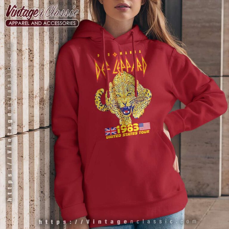 Def Leppard Shirt 1983 United State Hoodie Def Leppard Shirt 1983 United State Hoodie