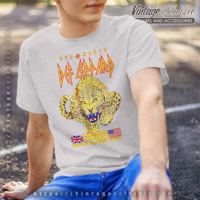 Def Leppard Shirt 1983 United State T Shirt Def Leppard Shirt 1983 United State T Shirt
