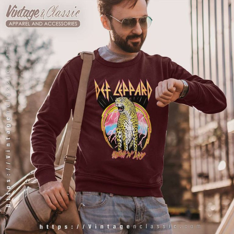 Def Leppard Shirt High N Dry Album Cover Sweatshirt Def Leppard Shirt High N Dry Album Cover Sweatshirt