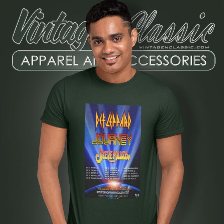 Def Leppard Shirt Journey Steve Miller The Summer Stadium Tour 2024 T Shirt Def Leppard Shirt Journey Steve Miller The Summer Stadium Tour 2024 T Shirt