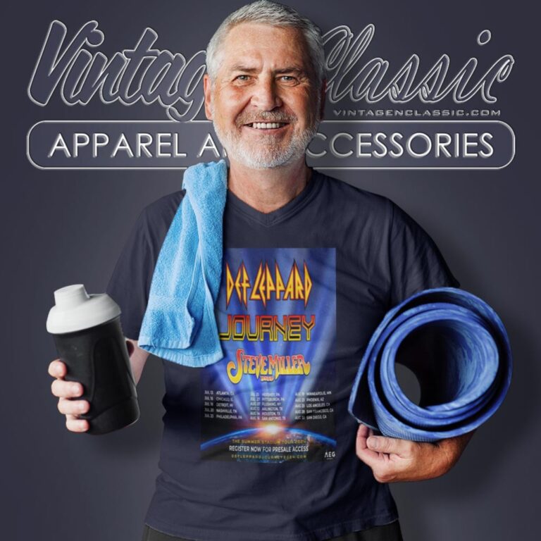 Def Leppard Shirt Journey Steve Miller The Summer Stadium Tour 2024 V Neck TShirt Def Leppard Shirt Journey Steve Miller The Summer Stadium Tour 2024 V Neck TShirt