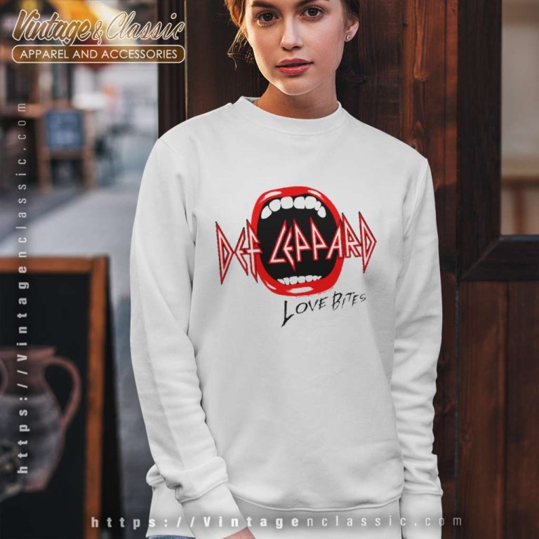 Def Leppard Shirt Love Bites Sweatshirt Def Leppard Shirt Love Bites Sweatshirt