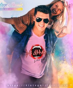 Def Leppard Shirt Love Bites V Neck TShirt