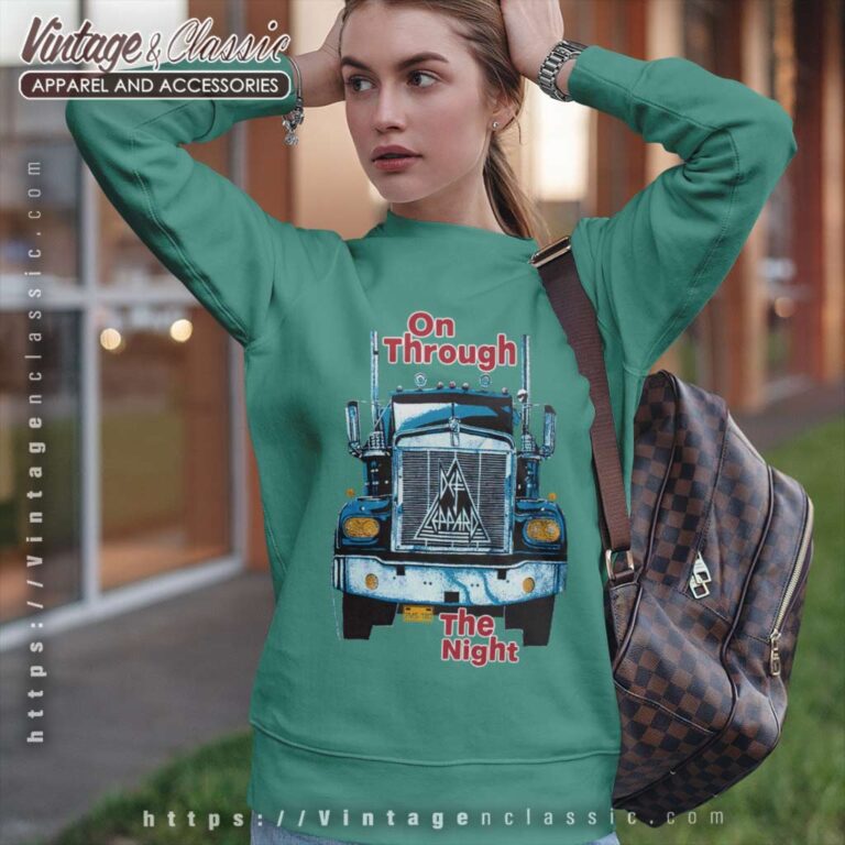 Def Leppard Shirt On Through The Night Sweatshirt Def Leppard Shirt On Through The Night Sweatshirt