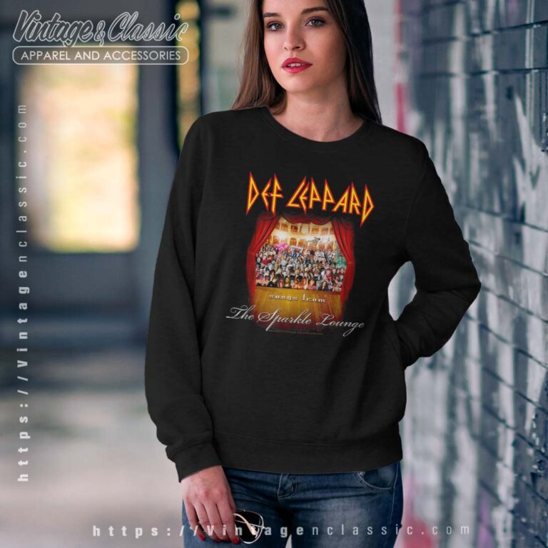 Def Leppard Songs From The Sparkle Lounge Sweatshirt Def Leppard Songs From The Sparkle Lounge Sweatshirt