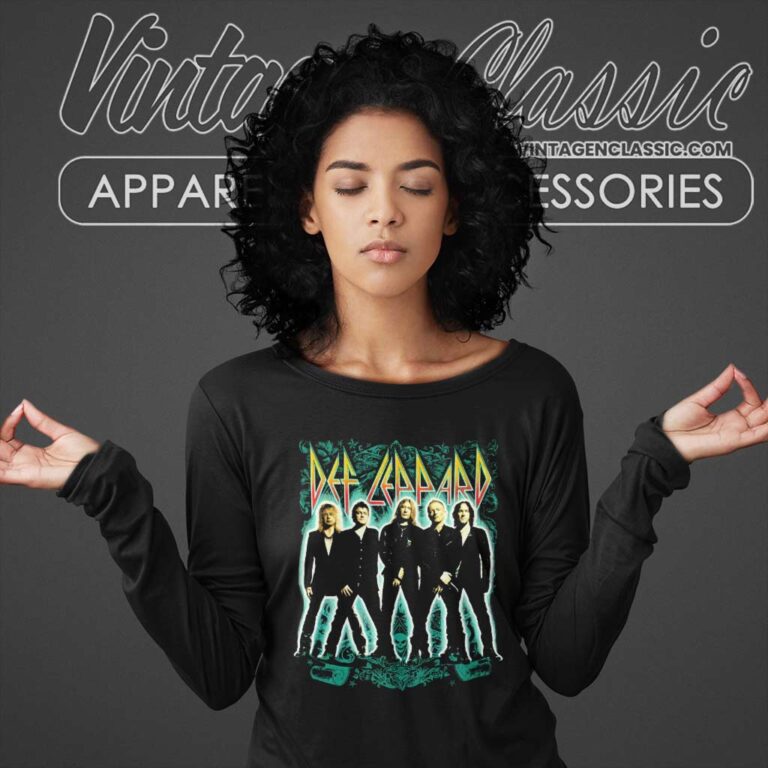 Def Leppard Stance 2012 Tour Long Sleeve Tee Def Leppard Stance 2012 Tour Long Sleeve Tee
