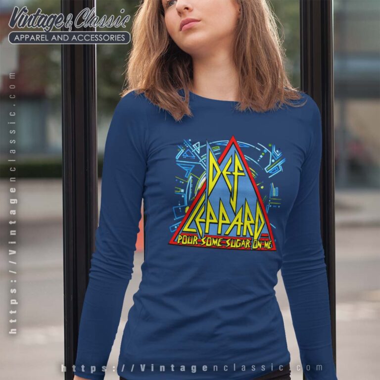 Def Leppard Sugar Logo Longsleeves Def Leppard Sugar Logo Longsleeves