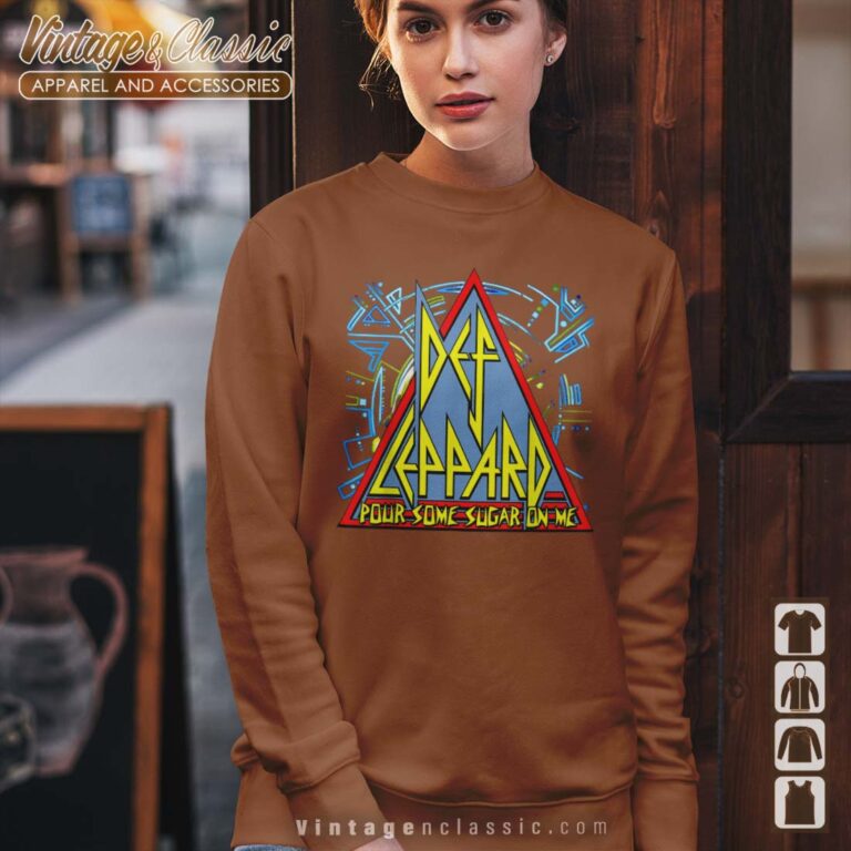 Def Leppard Sugar Logo Sweatshirt Def Leppard Sugar Logo Sweatshirt