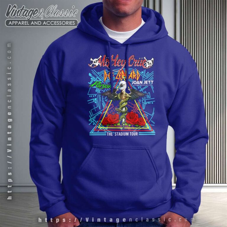 Def Leppard The Stadium Tour Hoodie Def Leppard The Stadium Tour Hoodie