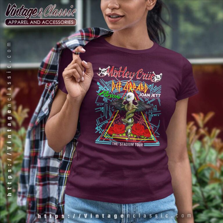 Def Leppard The Stadium Tour Women TShirt Def Leppard The Stadium Tour Women TShirt