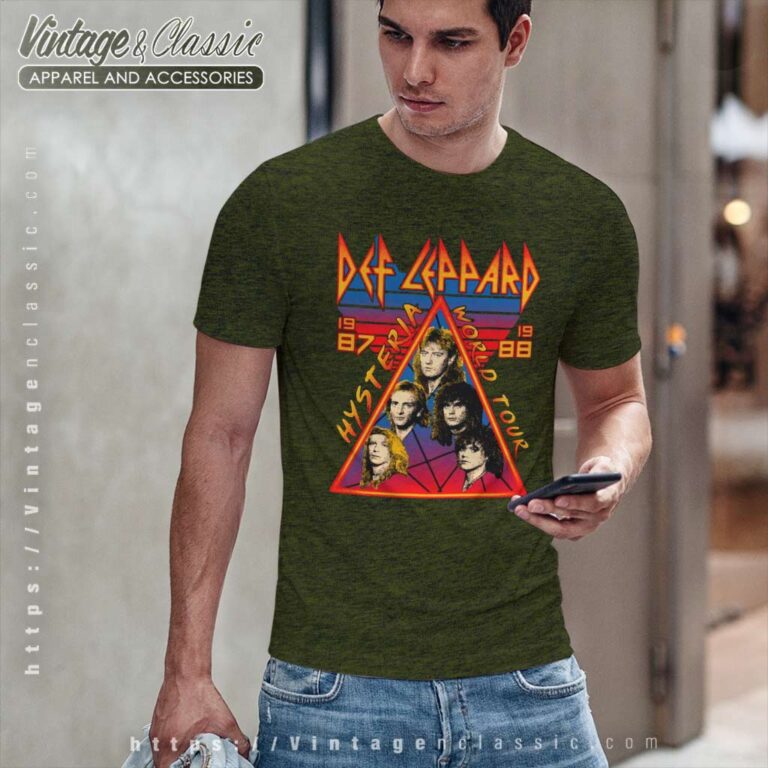 Def Leppard World Tour T Shirt Def Leppard World Tour T Shirt