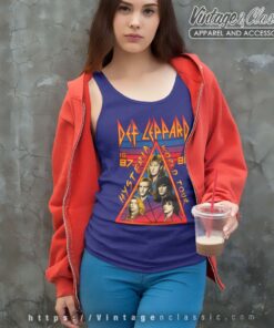 Def Leppard World Tour Shirt 5 Def Leppard World Tour Tank Top Racerback