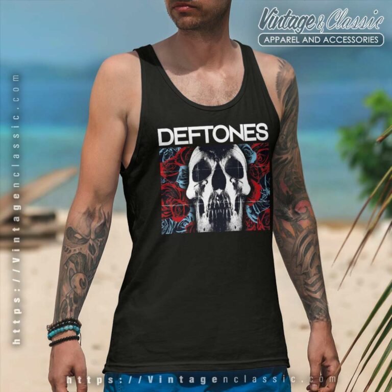 Deftones 2003 Tour Tank Top Racerback Deftones 2003 Tour Tank Top Racerback