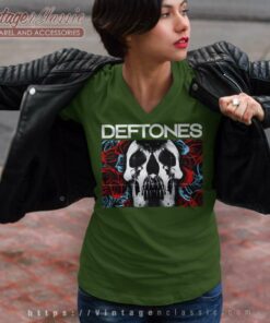 Deftones 2003 Tour V Neck TShirt